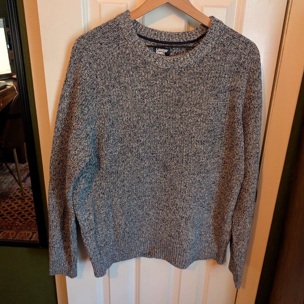Lands End knit crewneck sweater